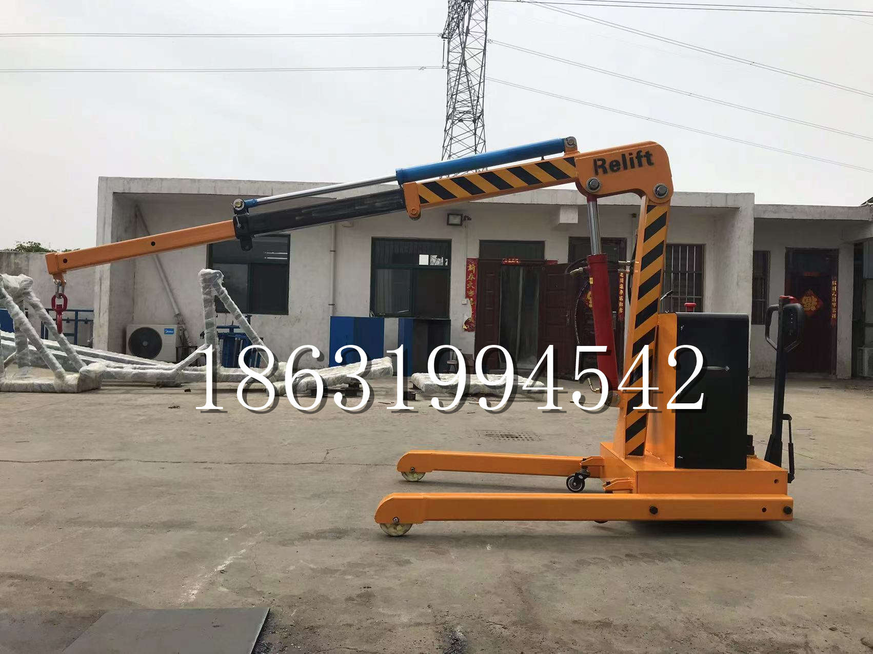 汾阳市久征定做3吨三轮随车吊 农用园林绿化移树吊 平板工程用小吊机